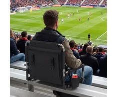 Promotions Stadium Seat 54x43x44 cm Raudonas sulankstomas su talpa
