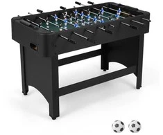 Promotions Stalo futbolo stalas 119,4x107,9x78,7 cm juodas