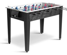 Promotions Stalo futbolo stalas, medinis, 121.9x61x78.7 cm, juodas