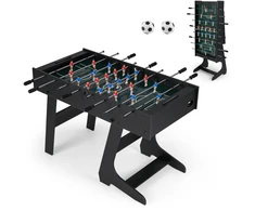 Promotions Stalo futbolo stalas Sulankstomas 122x61x81 cm Juodas