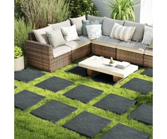 Promotions Stepping Stones Rinkinys 39.5x39.5x2 cm Pilka Polipropilenas