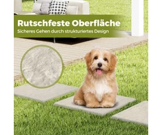 Promotions Stepping Stones Rinkinys 39.5x39.5x2 cm Smėlio spalvos Polipropilenas