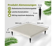 Promotions Stepping Stones Rinkinys 39.5x39.5x2 cm Smėlio spalvos Polipropilenas