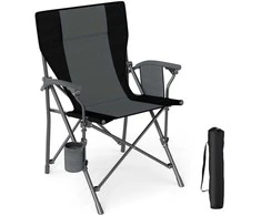 Promotions Stovyklavimo kėdė, 63x59x90 cm, Juoda