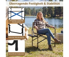 Promotions Stovyklavimo kėdė 80x50x81 cm Ruda Sulankstoma