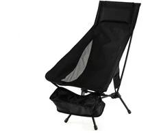 Promotions Stovyklavimo kėdė, 83x60x99 cm, Juoda