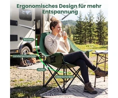 Promotions Stovyklavimo kėdė 92x69x103,5 cm žalia