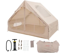 Promotions Stovyklavimo palapinė 295x205x200 cm Chaki Oxford audinys