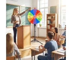 Promotions Sukamasis ratas su sulankstomu trikojiniu stoveliu 60 cm Reguliuojamas aukštis 134-171 cm Daugiaspalvis