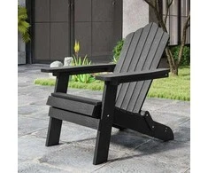 Promotions Sulankstoma Adirondack kėdė, 88x77x95 cm, juoda