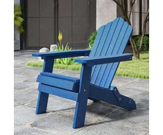 Promotions Sulankstoma Adirondack kėdė, 88x77x95 cm, tamsiai mėlyna