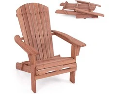 Promotions Sulankstomas Adirondack kėdė, 88,9x71,1x94 cm, Ruda