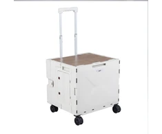 Promotions Sulankstomas universalus vežimėlis 50x43x50-94,5 cm baltas