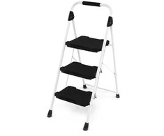 Promotions Sulankstomos kopėčios, 72x45x102 cm, juoda, anglinis plienas