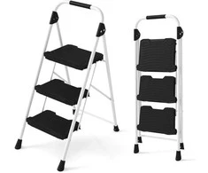 Promotions Sulankstomos kopėčios, 72x45x102 cm, juoda, anglinis plienas