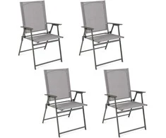 Promotions Sulankstomų terasos kėdžių komplektas, 61x58.4x96.5 cm, pilka
