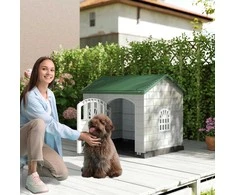 Promotions Šuns būda, 75x58x65 cm, žalia