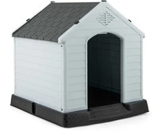 Promotions Šunų namelis, 68.6x63.5x71.1 cm, Pilka ir balta