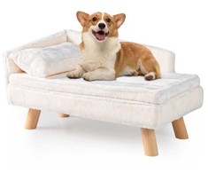 Promotions Šuns sofa-lova, 71x43x40 cm, balta