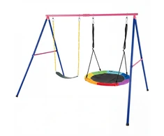 Promotions Sūpynių rinkinys 249x185x180 cm Mėlynas Metalas