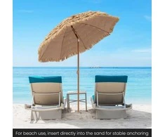 Promotions Tiki skėtis 196x214 cm natūralios spalvos