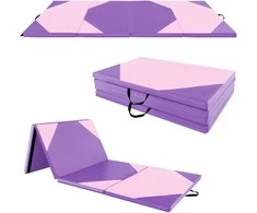 Promotions Sulankstoma treniruočių kilimėlis, 304,8x121,9x5,1 cm, rožinė