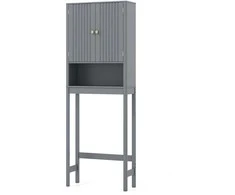 Promotions Tualeto spintelė 60x23x168 cm pilka, reguliuojama lentyna, laikymas