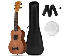 Promotions Ukulelė 53,3x17,8x7,6 cm Natūrali Mahogany