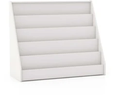 Promotions Vaikiška knygų lentyna, 91x38x76.5 cm, balta, su laikymo vieta