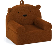 Promotions Vaikiška sofa 51x40x46 cm Ruda fliso medžiaga