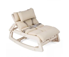 Promotions Vaikiška supamoji kėdė 73x45x40-51 cm, smėlio spalvos, reguliuojama atlošo dalis, HDPE