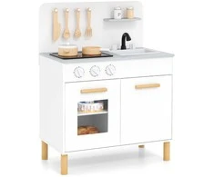 Promotions Vaikiška virtuvėlės žaidimų rinkinys, 55x31x75 cm, balta