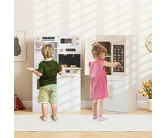 Promotions Vaikiška virtuvėlės žaidimų rinkinys ir šaldytuvas 60x31x95 cm balta, edukacinis žaislas