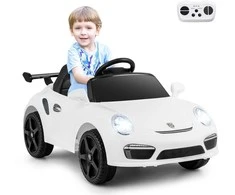 Promotions Vaikiškas elektrinis paspirtukas, licencijuotas Porsche, 104x57x48.5 cm, baltas