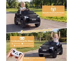 Promotions Vaikiškas elektrinis važiuoklės automobilis 106x68x56 cm juodas