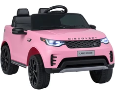 Promotions Vaikiškas elektrinis važiuoklės automobilis Land Rover 106x68x56 cm rožinis su pakaba