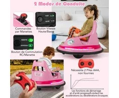 Promotions Vaikiškas elektromobilis, 67x64.5x48.5 cm, rožinis, elektrinis važiuojamasis žaislas