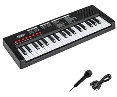Promotions Vaikiškas pianinas, 37 klavišai, 40.6x15.2x3.8 cm, juodas, ABS