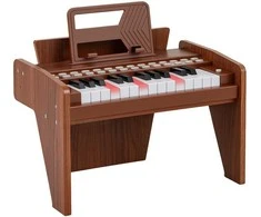 Promotions Vaikiškas pianinas, 38x23x27 cm, rudas, skaitmeninis žaislas