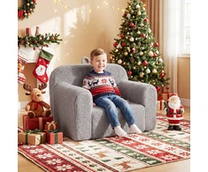 Promotions Vaikiškas putų minkštas kampas 60x40x41 cm Pilkas vilnos audinys