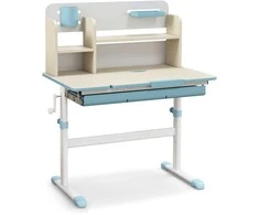 Promotions Vaikiškas rašomasis stalas, 80x50x88-110 cm, Mėlynas