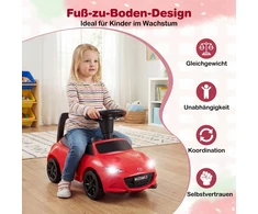 Promotions Vaikiškas važiuojamas automobilis 65x29x37 cm Baltas su daiktadėže