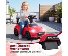 Promotions Vaikiškas važiuojamas automobilis 65x29x37 cm Baltas su daiktadėže