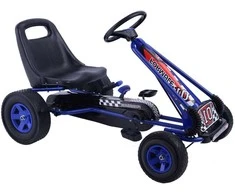 Promotions Vaikiškas važiuoklės kartingas su pedalais, 105.4x58.9x62 cm, mėlynas