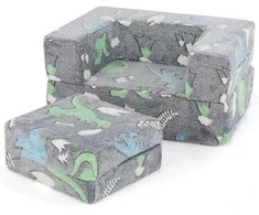 Promotions Vaikiškas žaidimų sofa, 71x53x34 cm, Pilka