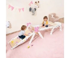 Promotions Vaikiški laipiojimo žaislai, sulankstomas Montessori laipiojimo rinkinys, 66x53x58 cm, baltas