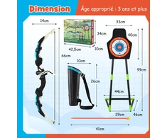 Promotions Vaikiškos lankas ir strėlės rinkinys, 2 vnt., mėlyna/žalia