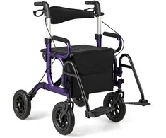 Promotions Vaikštynė su sėdyne, sulankstoma 2-in-1 visureigė, 64x103x101.5 cm, violetinė