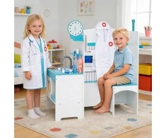 Promotions Vaikų gydytojo žaidimų rinkinys, 94x54,6x99 cm, mėlynas, reguliuojamo aukščio