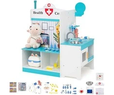 Promotions Vaikų gydytojo žaidimų rinkinys, 94x54,6x99 cm, mėlynas, reguliuojamo aukščio